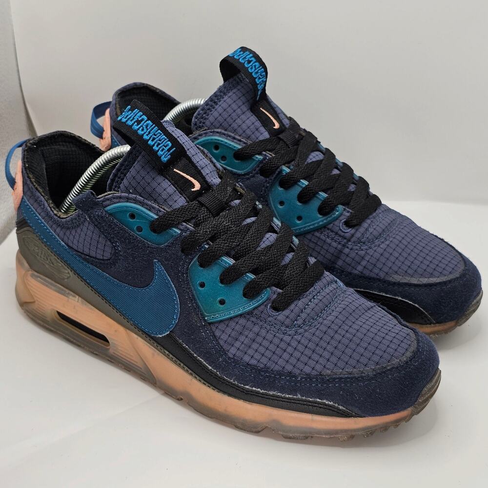 Nike Air Max Terrascape 90 Obsidian Mens 9.5 UK 8.5 Sneakers Shoes DH4677-400